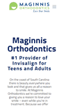 Mobile Screenshot of maginnisorthodontics.com